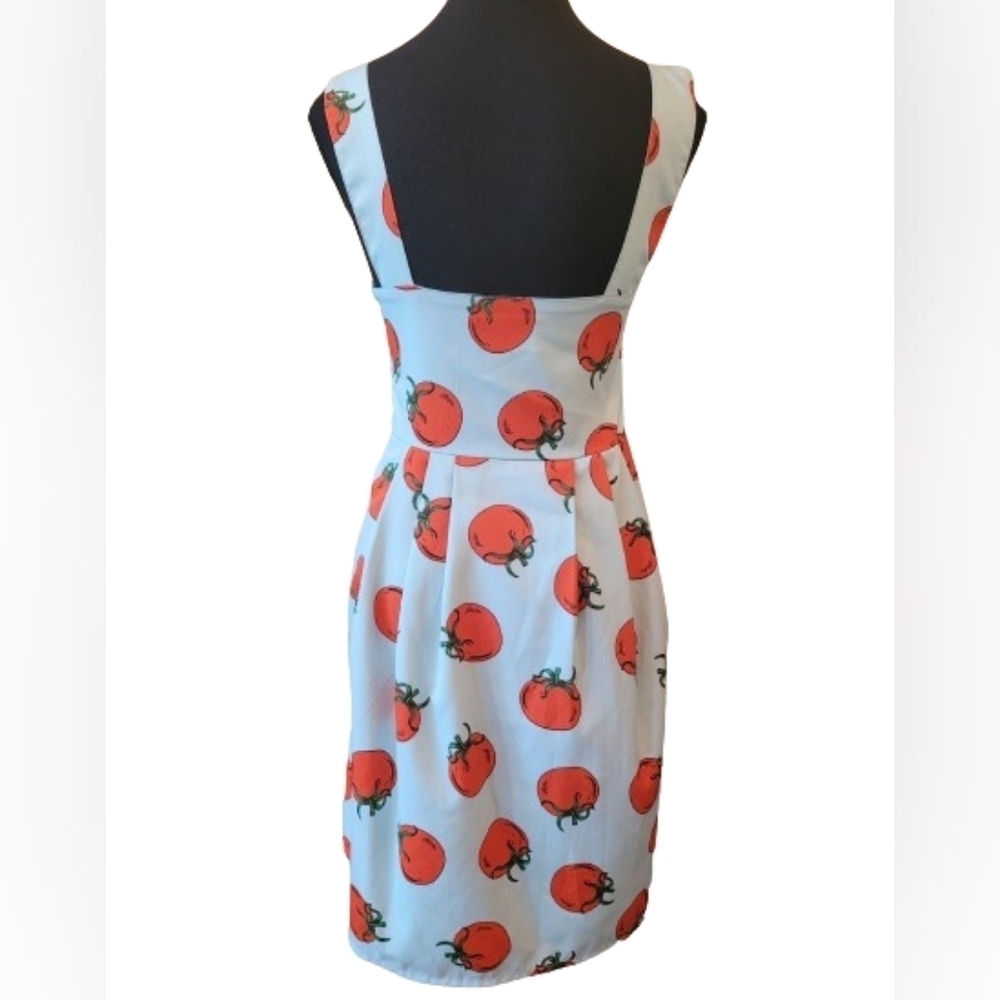 COMPAÑIA FANTASTICA Tomato Collection Lined Sundress, Designed in Spain - Picture 6 of 16